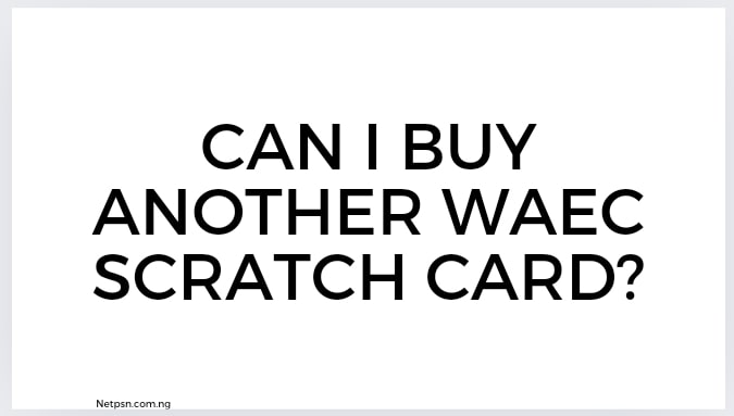 Can I buy Waec scratch card?