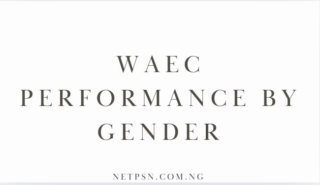 WAEC Performance by Gender