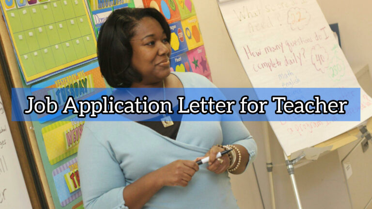 Steps to Write a Compelling Job Application Letter for Teachers in 2025