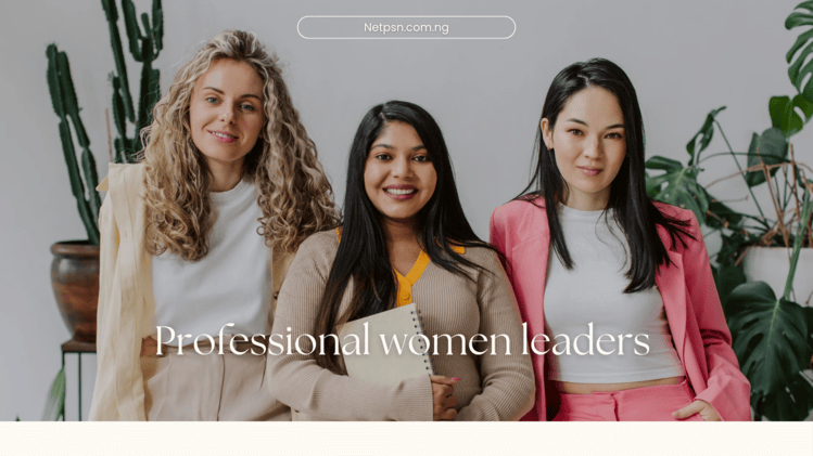 Professional women leaders in business meeting showcasing enhanced decision making and collaborative leadership skills from female educators.
